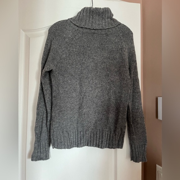 Garage Gray Turtleneck Sweater with Reindeer Design - Picture 3 of 5